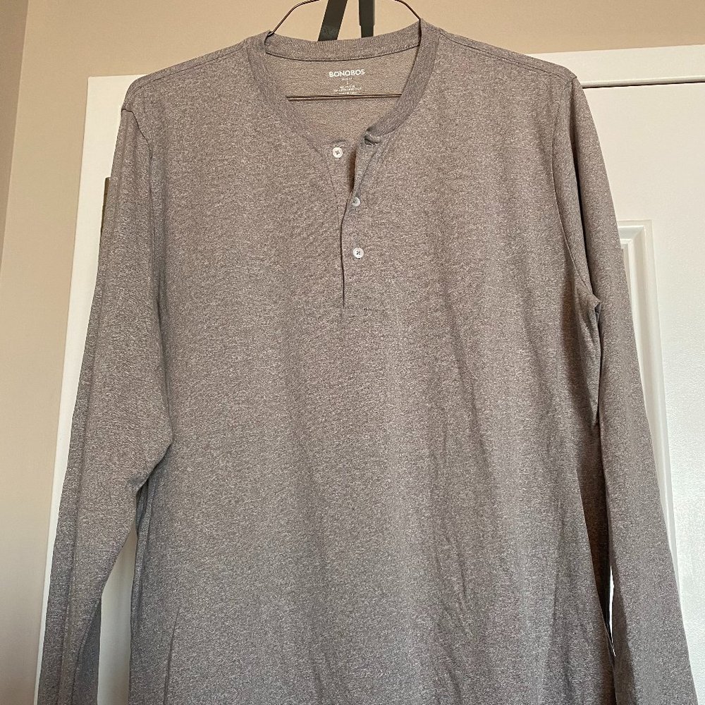 Bonobos Heathered Light Weight Henley